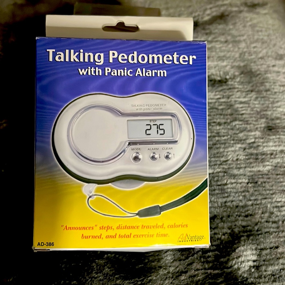 Talking Pedometer with Panic Alarm